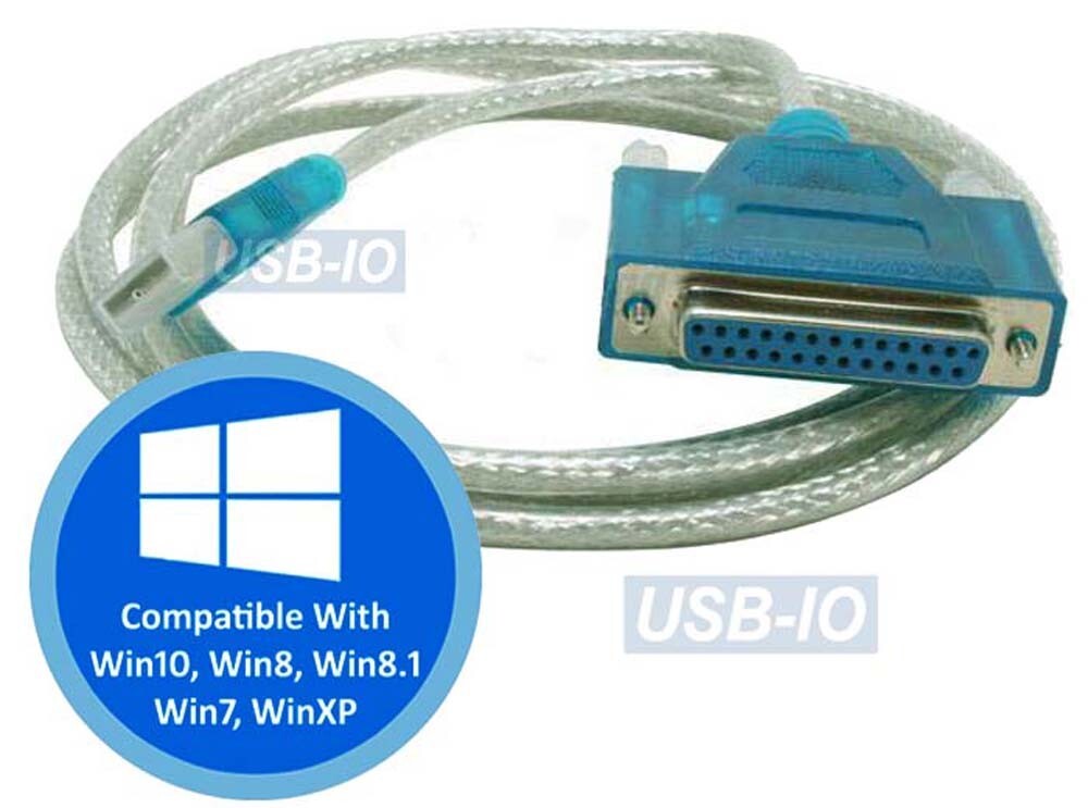 DB25 Parallel-Port  To USB Printer Adapter Cable │Virtual Printer Port│Plug-Play