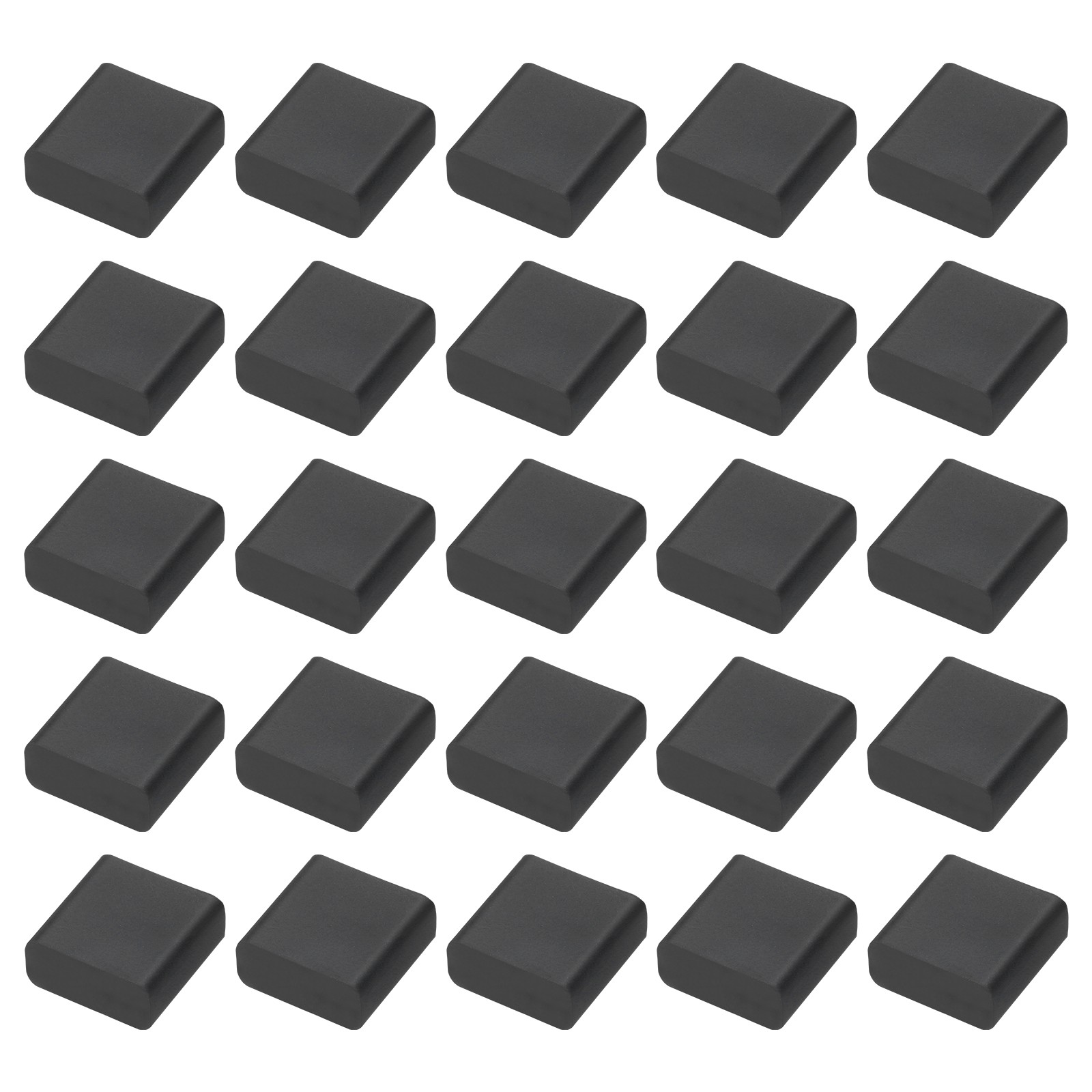 60pcs USB 2.0 Port Cap Cover Silicone Protector for USB Data Cable, Black