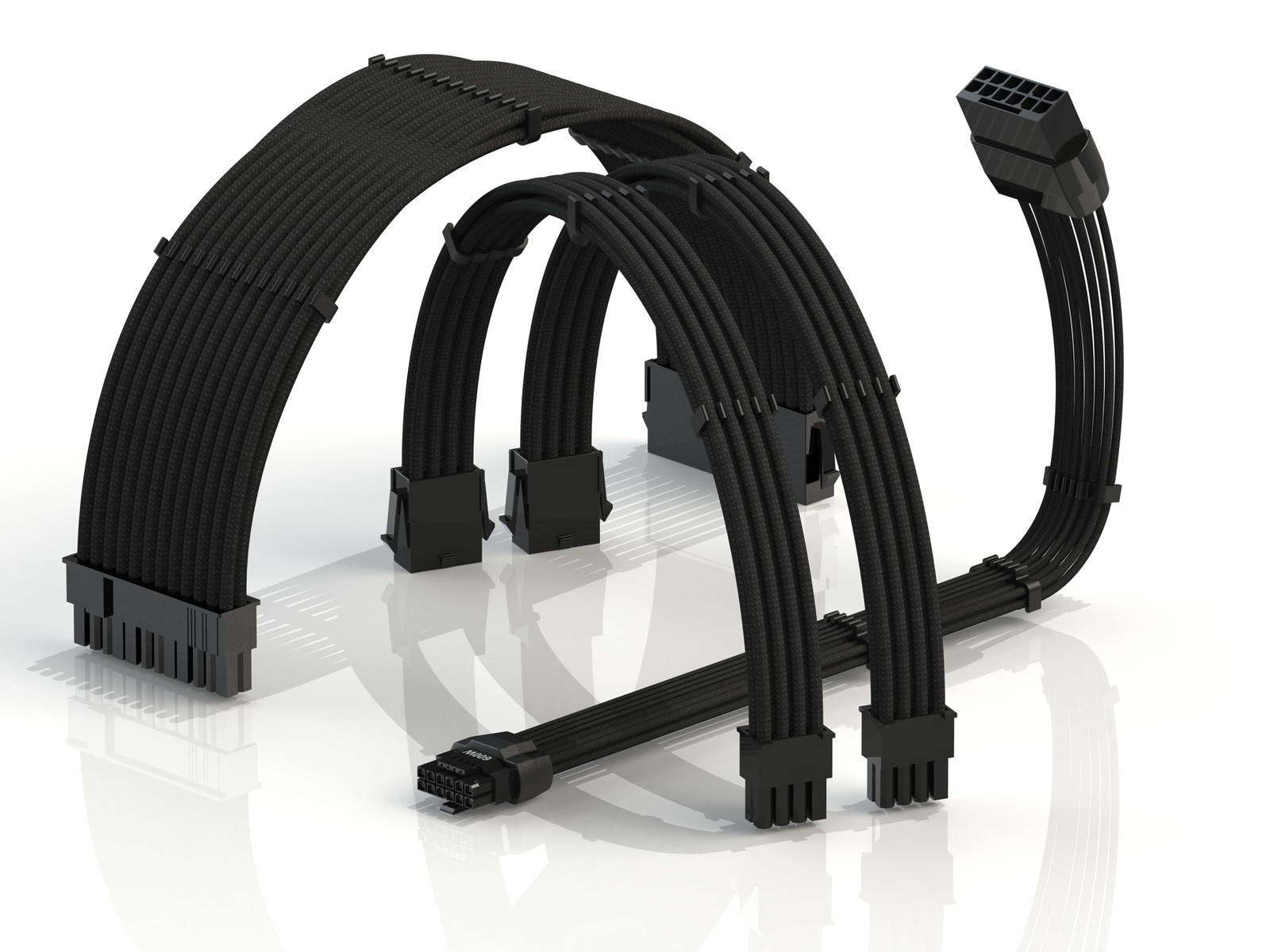 LINKUP - AVA 12VHPWR PCIE 5.0 Power Extension Cables┃600W 16AWG┃UL-R