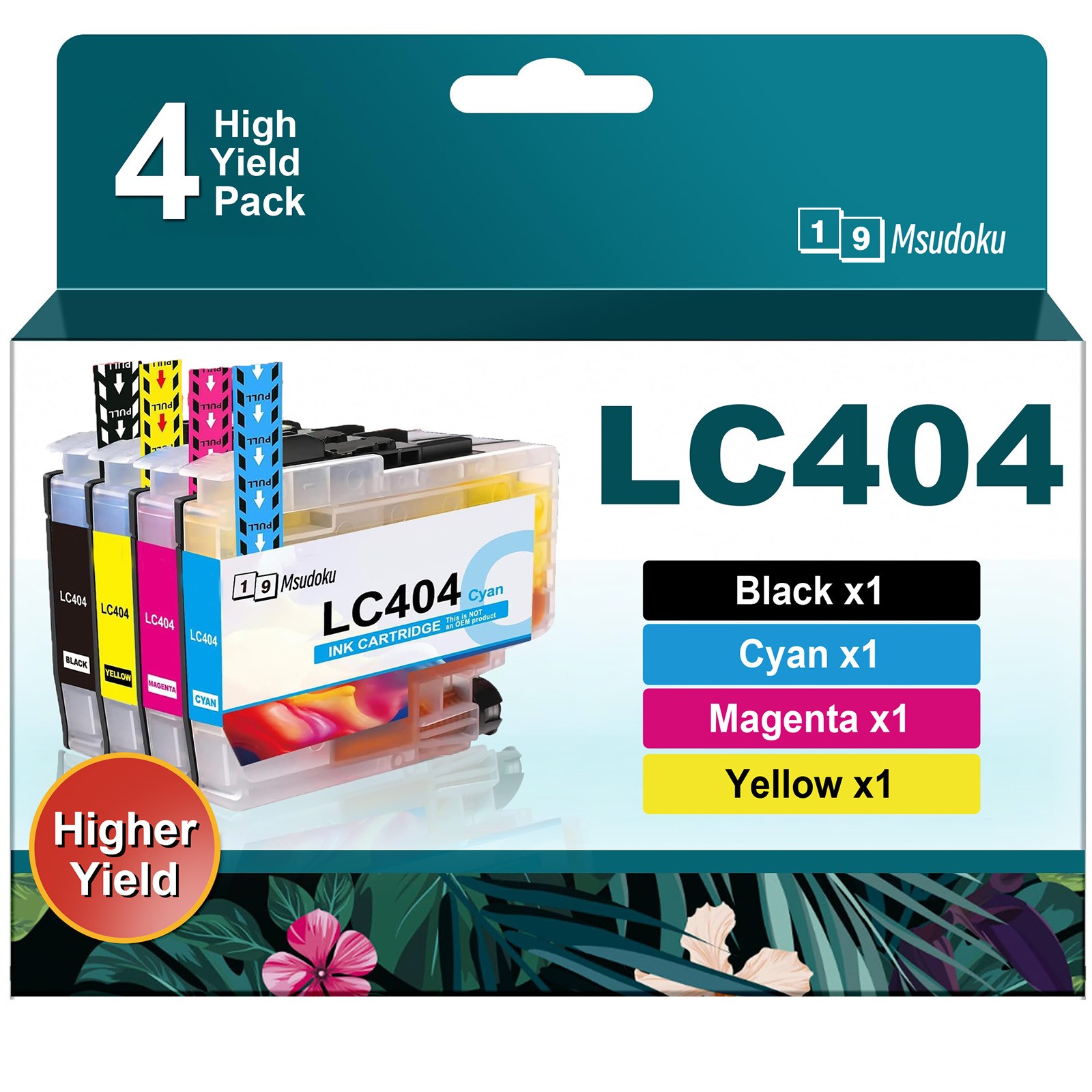 LC404 LC404XL Ink Cartridges for Brother MFC-J1205W MFC-J1215W MFC J1205W XL