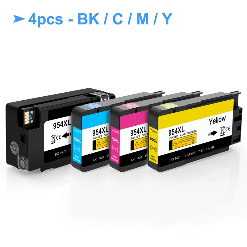 4PC Ink Cartridge HP 954XL For HP Officejet Pro 7740 8210 8702 8710 8720 8725