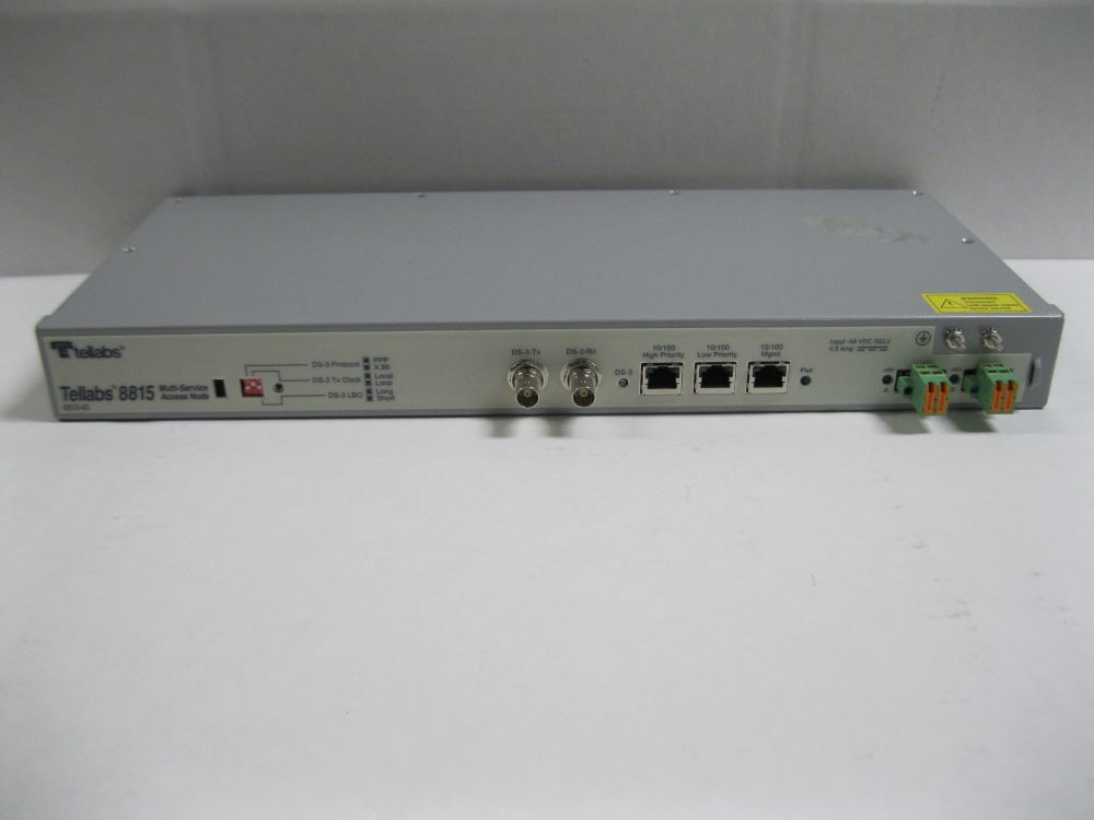 Tellabs 8815-45 Carrier Class Multi-Service Access Node managed ethenet over DS3