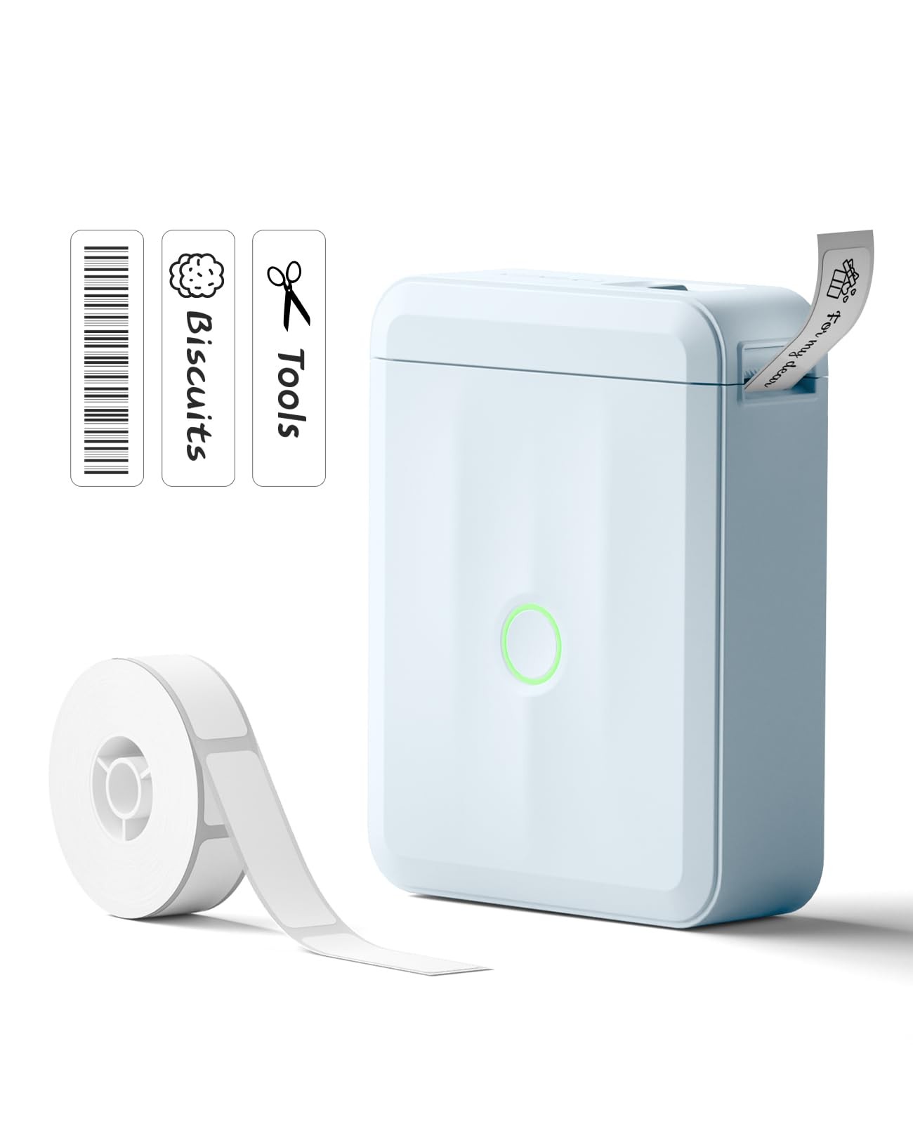 D110 Upgrade Mini Label Maker, Bluetooth Thermal Printer for Daily