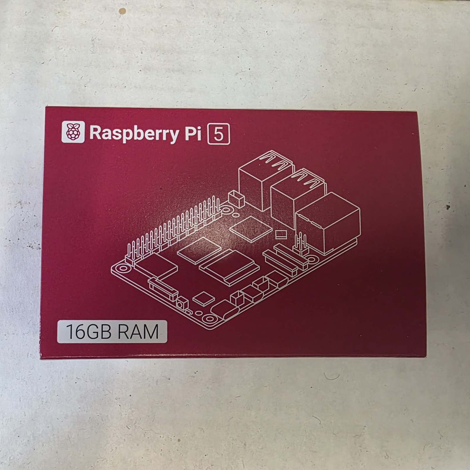 Raspberry Pi 5 16GB (SC1113)  Quad-Core 2.4GHz Dual 4K HDMI WiFi