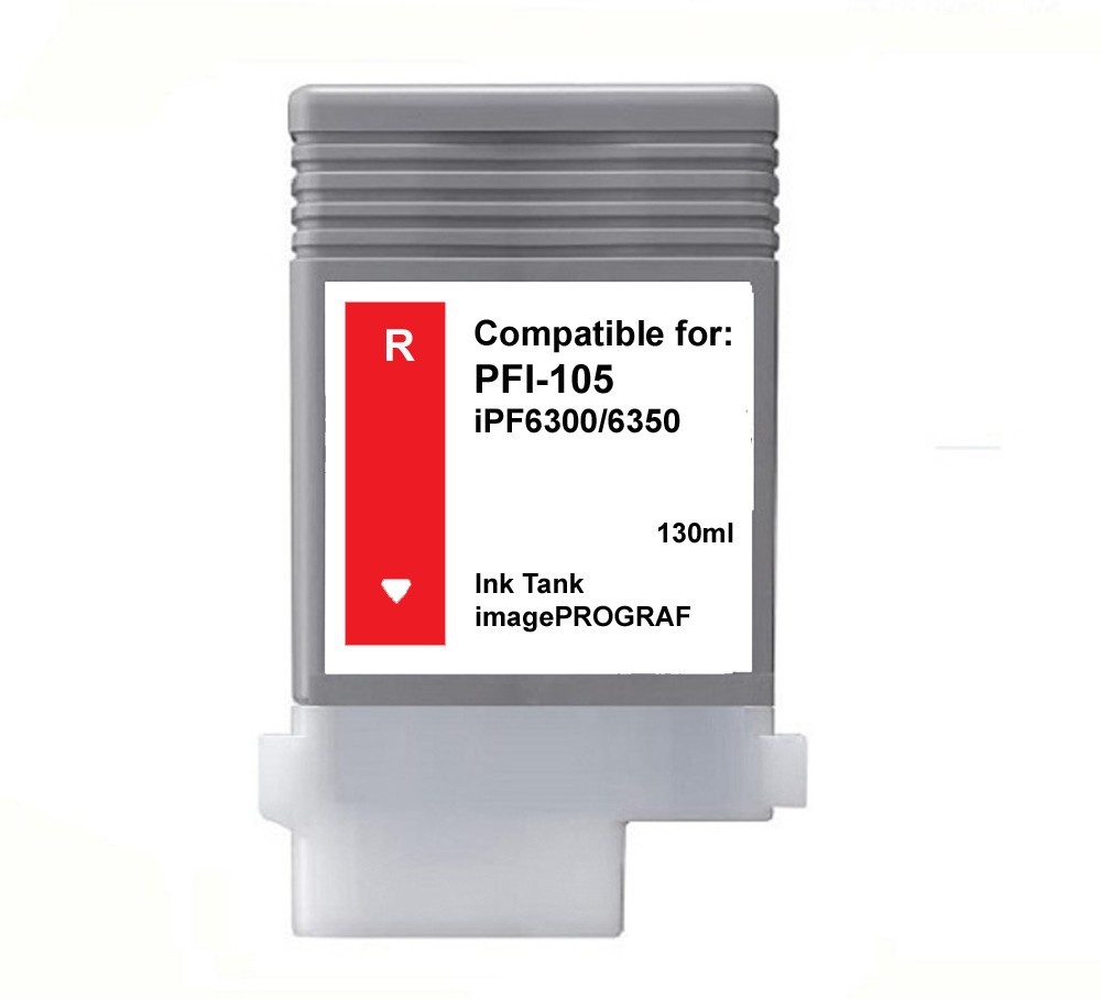 PFI-105 Red Ink Tank Cartridge For Canon IPF IPF 6300 IPF6350  Printer PFI105R