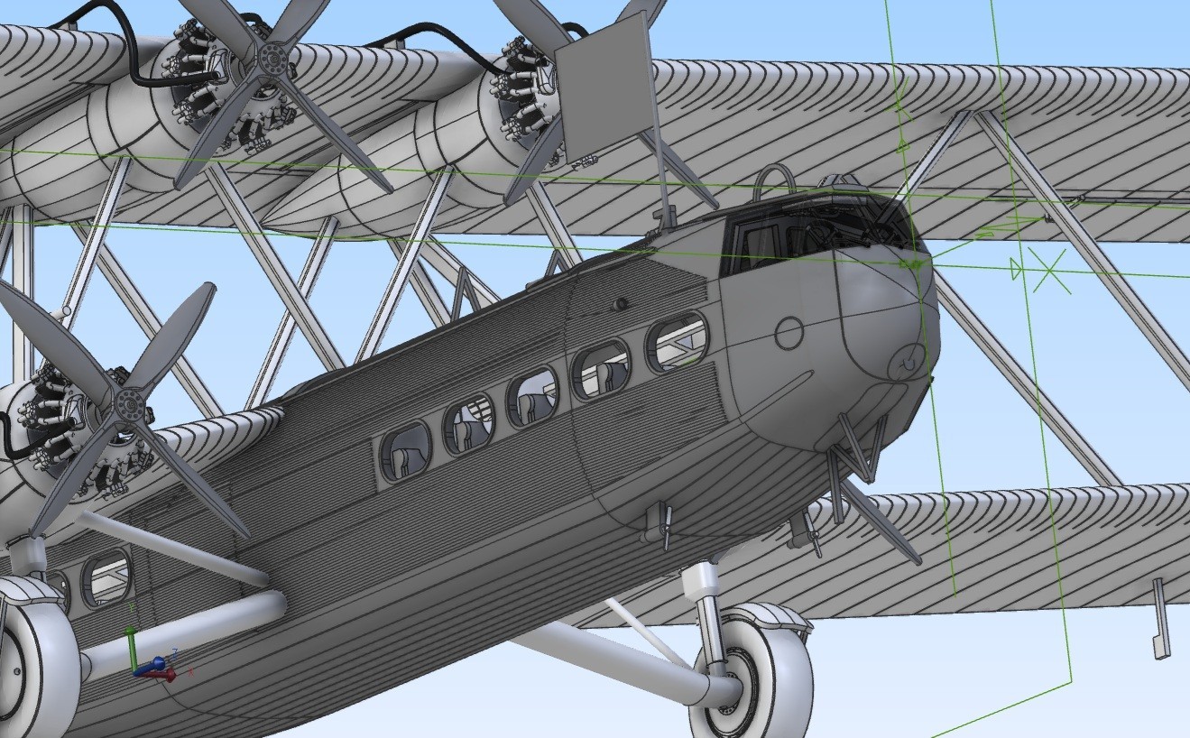 1/72 Handley Page HP.42W 3D data set