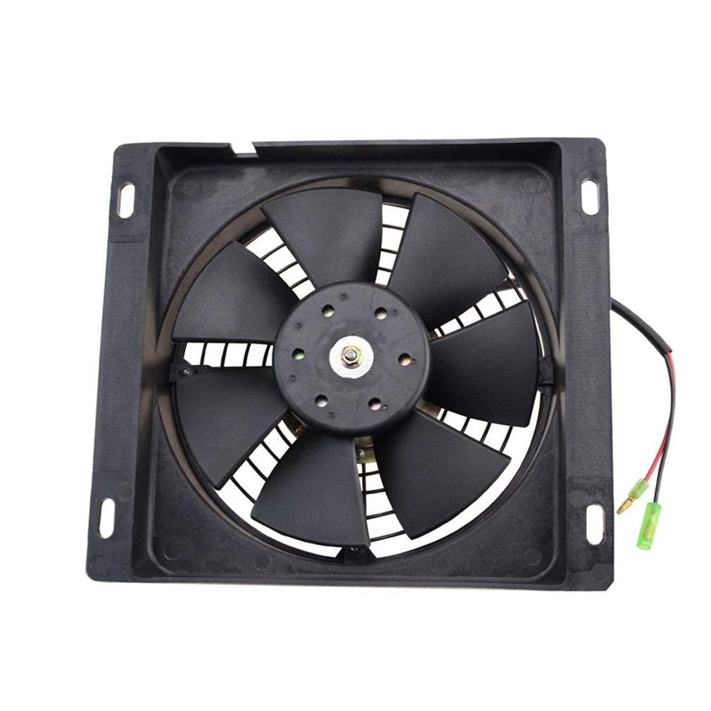 12V DC Square Radiator Cooling Fan Replacement for 250Cc Warter Cooled Engine AT