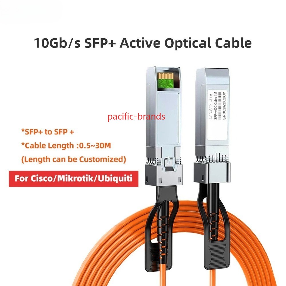 10G SFP+ AOC Fiber Cable  3m 5m 10m 20m Active Optical SFP Cable OM2 10GBASE UK