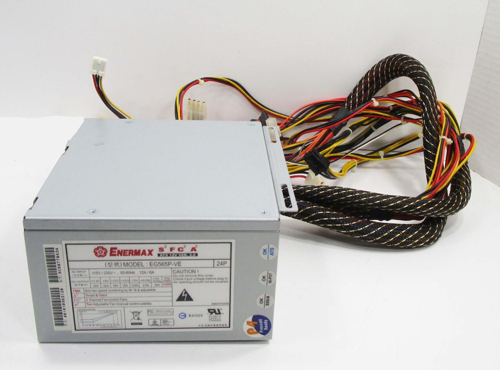 ENERMAX EG565P-VE 535W SLI Power Supply Module