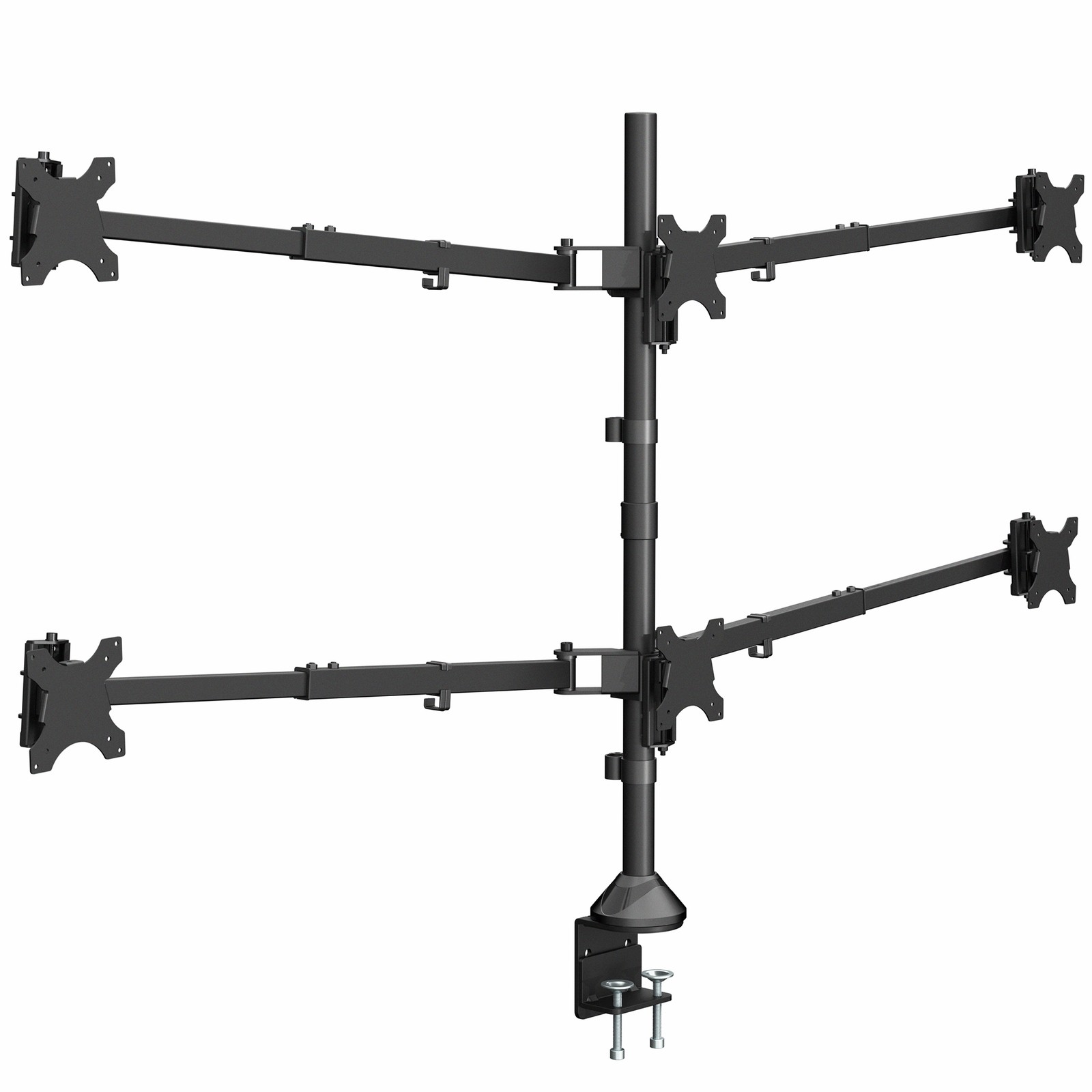 VIVO Telescoping Extra Tall Hex Ultrawide 27" to 38" Monitor Desk Mount