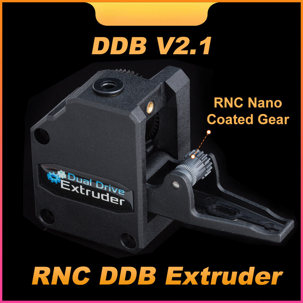 RNC Nano Coated Gear DDB Extruder Dual Drive Extruder For 3d printer Ender3 CR10