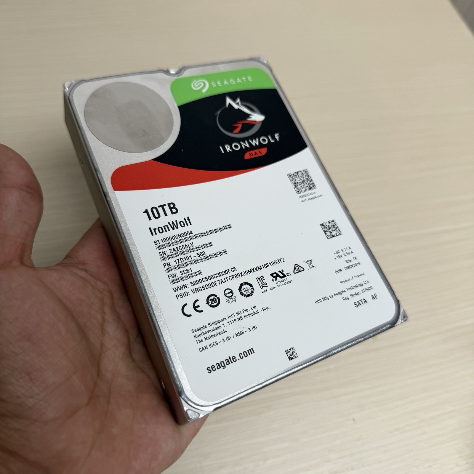 Seagate IronWolf Pro 10TB NAS HDD Hard Drive 3.5" SATA 7200RPM ST10000NE0004