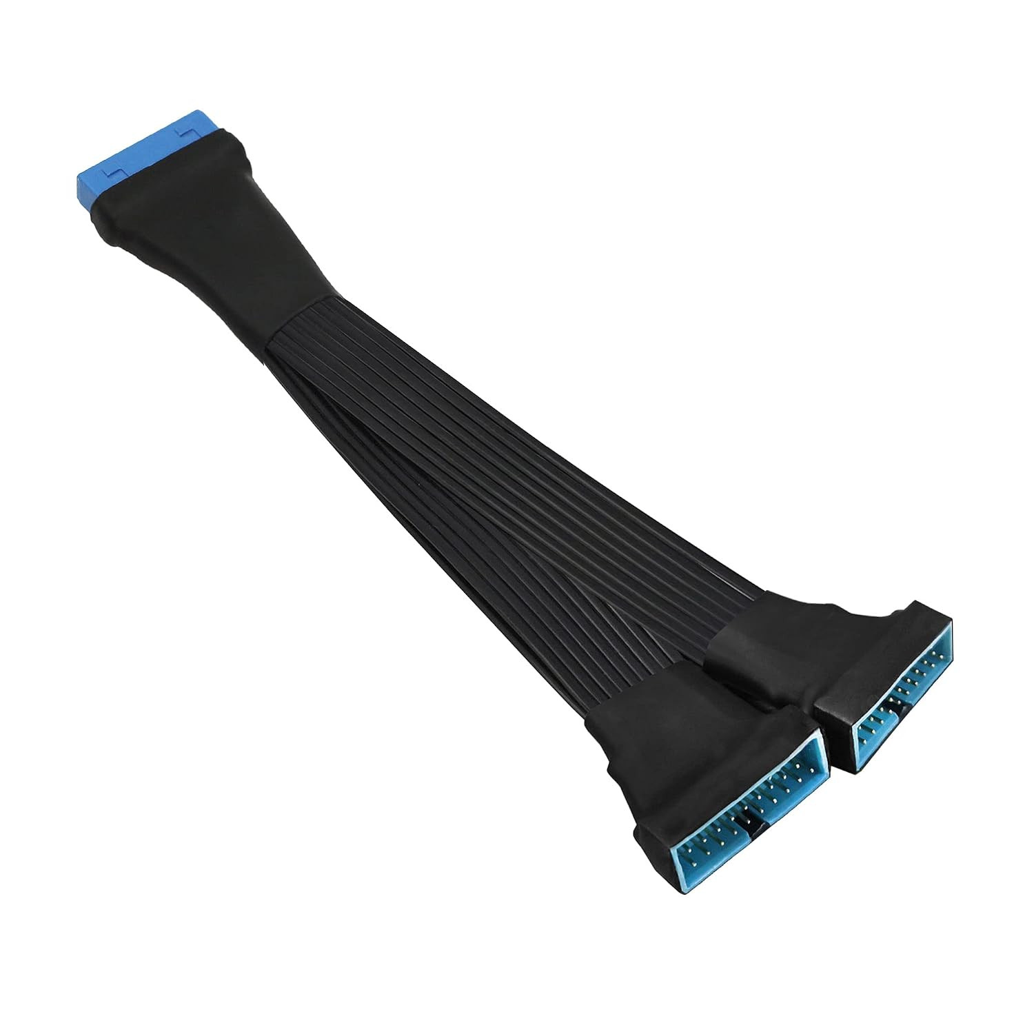 USB 3.0 Header Extension Cable 19/20 Pin 1 to 2 Y Splitter Internal Extension A
