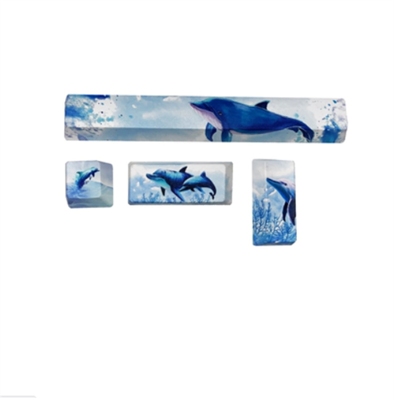 Sea Blue Whale Theme OEM High Mechanical keyboard keycap 108keys Set Collection