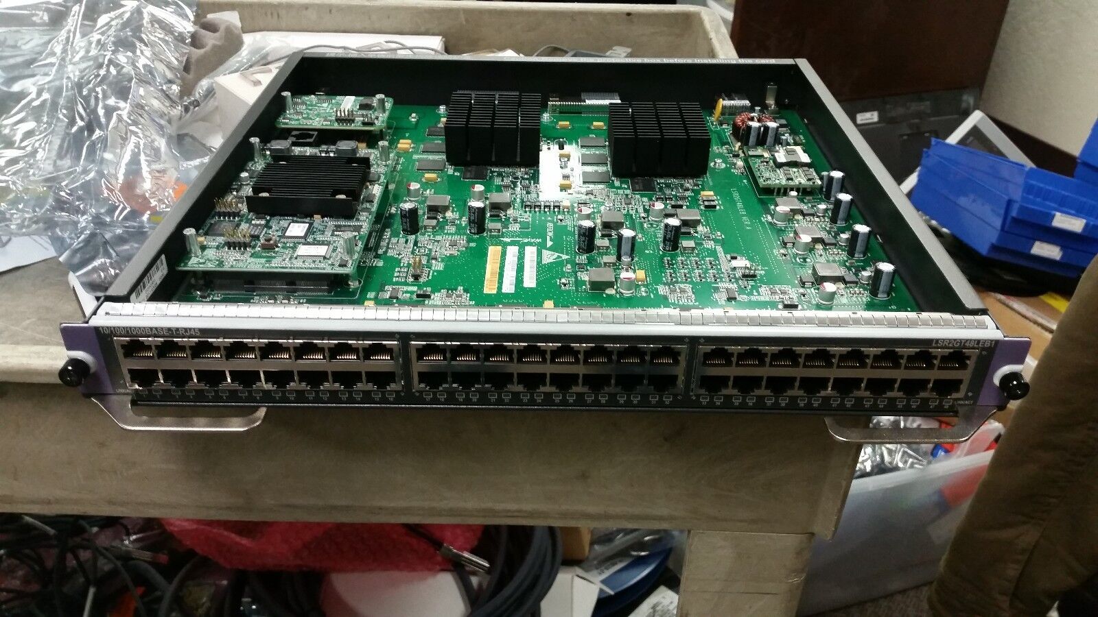 New HP Networking GE 9500 48 Port Gigabit Ethernet Switch JC107A LSR2GT48LEB1