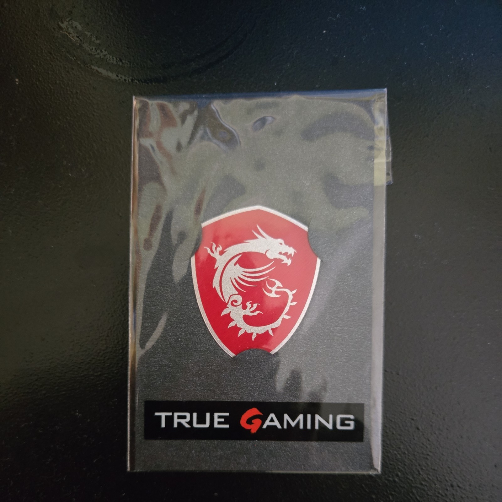 MSI True Gaming Red Dragon Shield Logo Badge Sticker E29-7B16013-H48