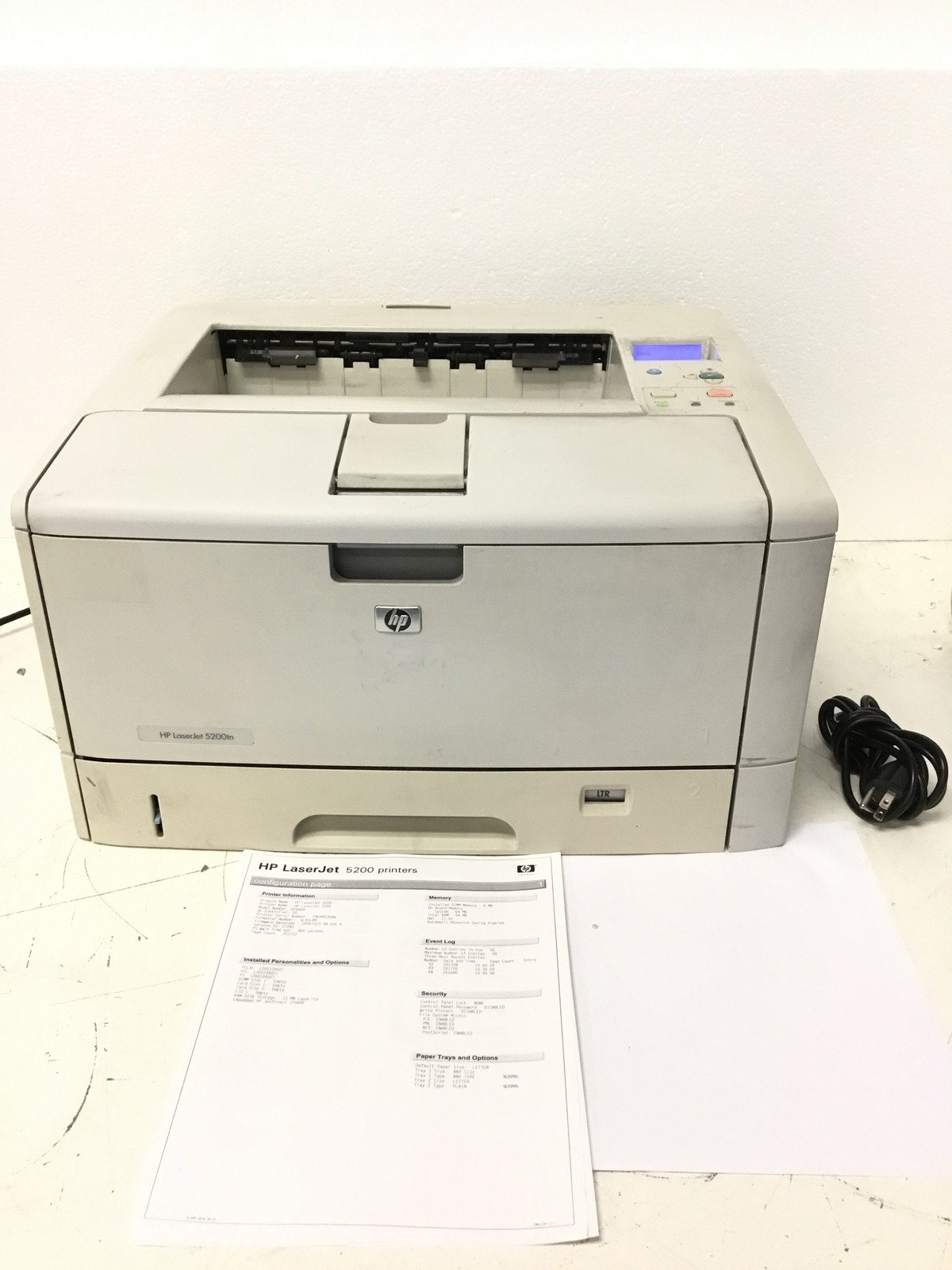 HP LaserJet 5200tn Q7545A Network Laser Printer 203K Pages No Toner 