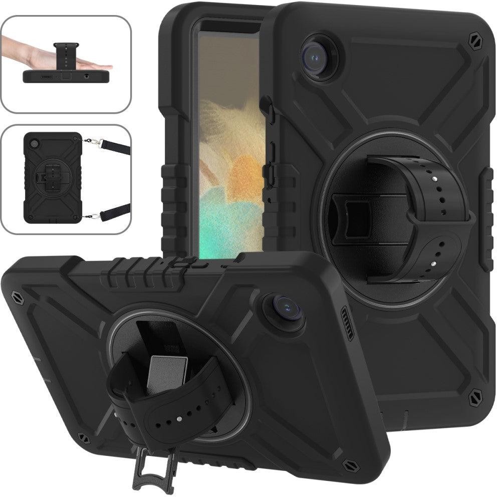 Protective for Galaxy Tab A9 8.7 Cover Kickstand Case with Shoulder Strap - All