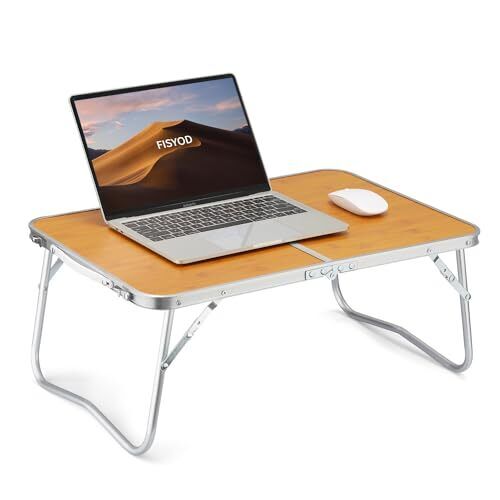 Folding Laptop Table Bed Table Lap Desk Breakfast Tray Table Portable Mini Pi...