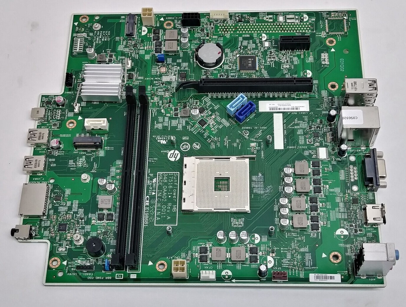 for HP PAVILION 590-P0109 690-0020 AMD SOCKET AM4 DESKTOP MOTHERBOARD 942023-001