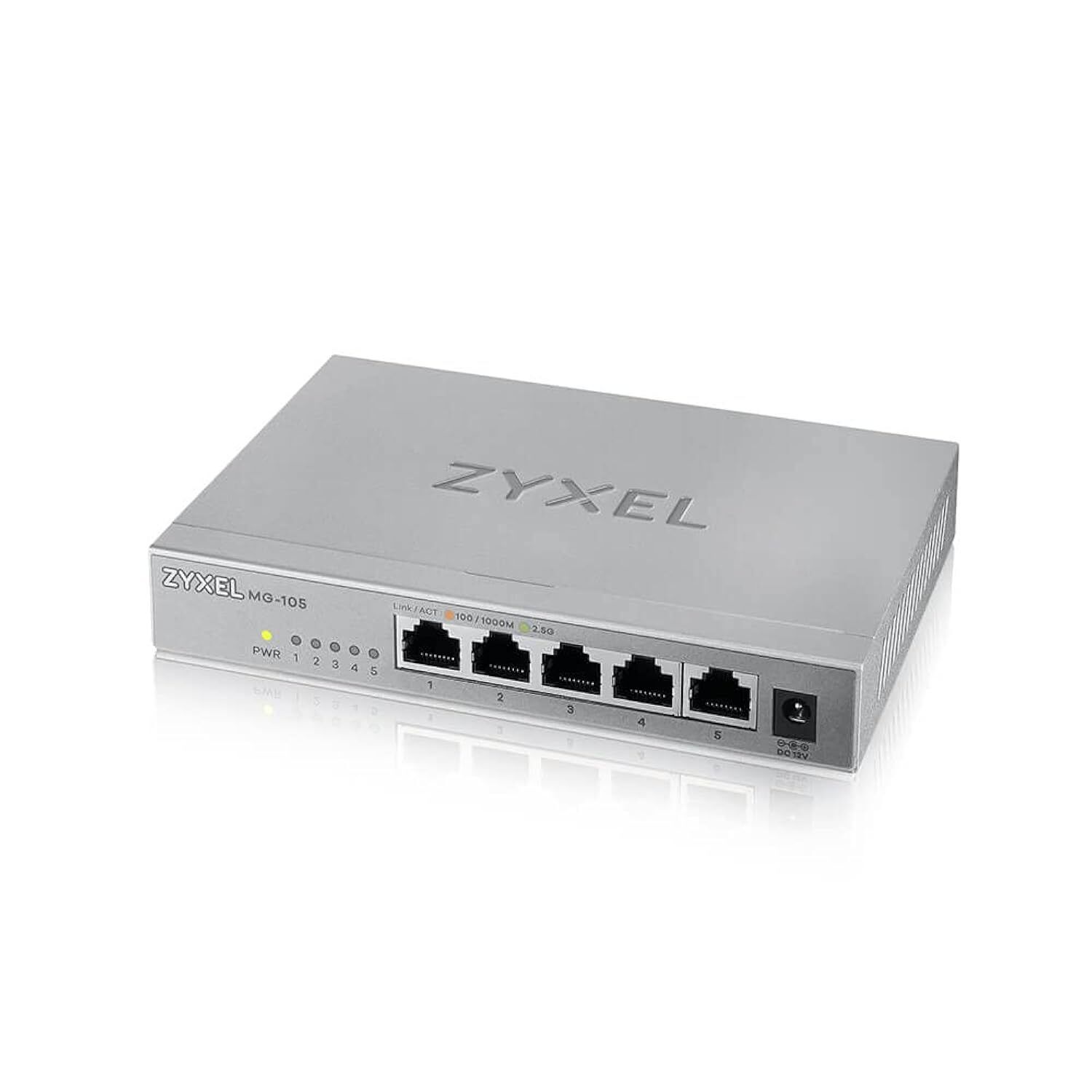 Zyxel 5-Port 2.5G Multi-Gigabit Unmanaged Switch for Home Entertainment or SOH
