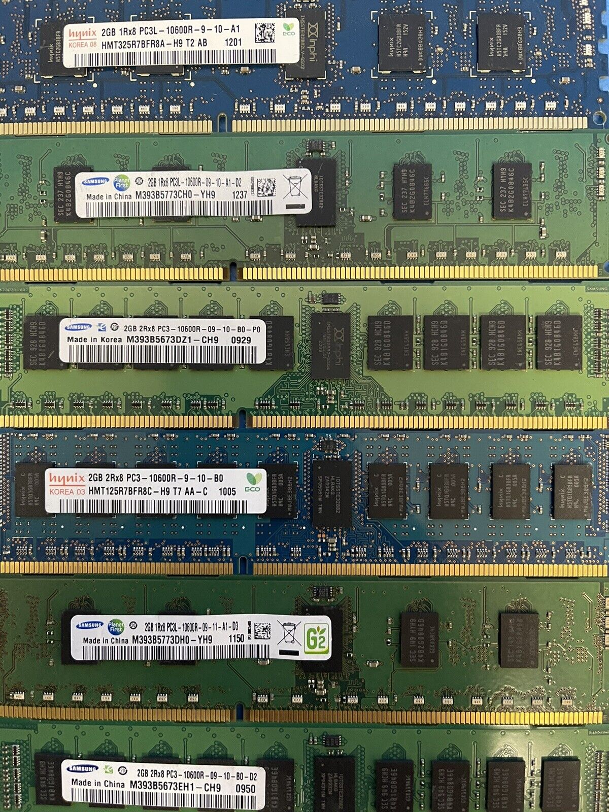 40GB (20x2GB) MIX MODEL BRAND SPEED RAM MEMORY SAMSUNG HYNIX MICRON SK HYNIX