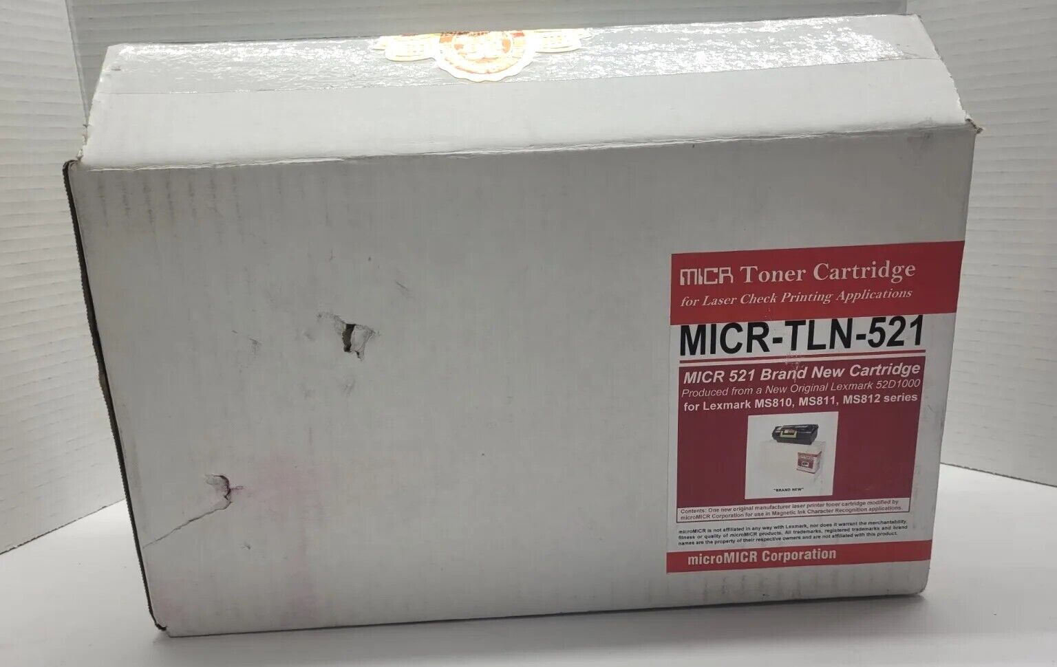 MicoMicr MICR-TLN-521  Toner Cartridge For Use In Lexmark