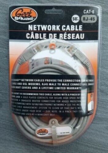 GEEK SQUAD RJ-45 NETWORK CABLE (FC2007703)