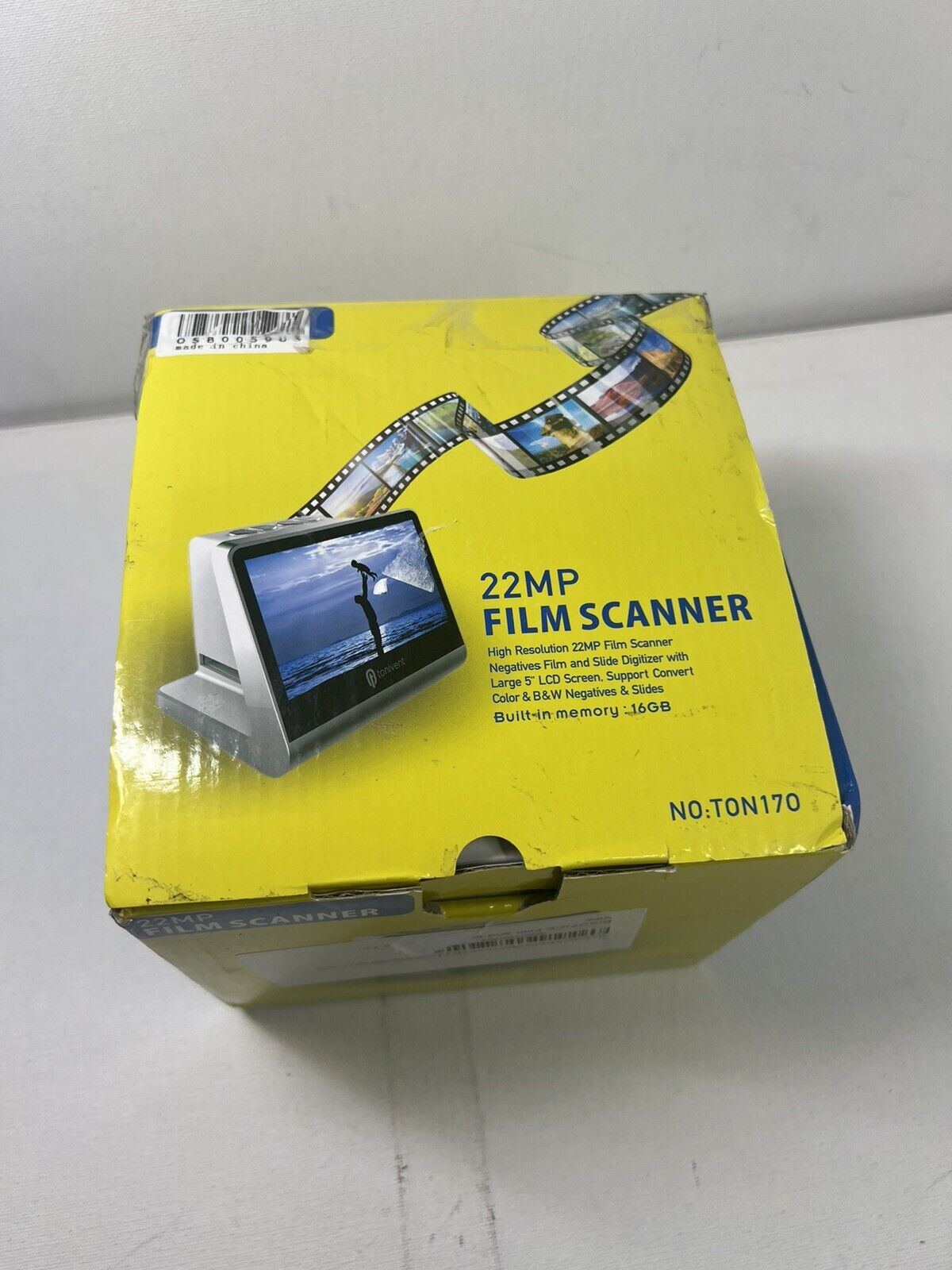 BISOFICE Film and Slide Scanner for 135 Film(36*24mm)/126KPK /110 Film/Super8...