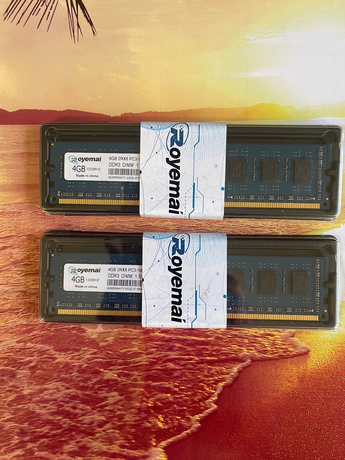 ROYEMAI 8GB (2 x 4GB) PC3-10600U 2Rx8 Desktop Memory