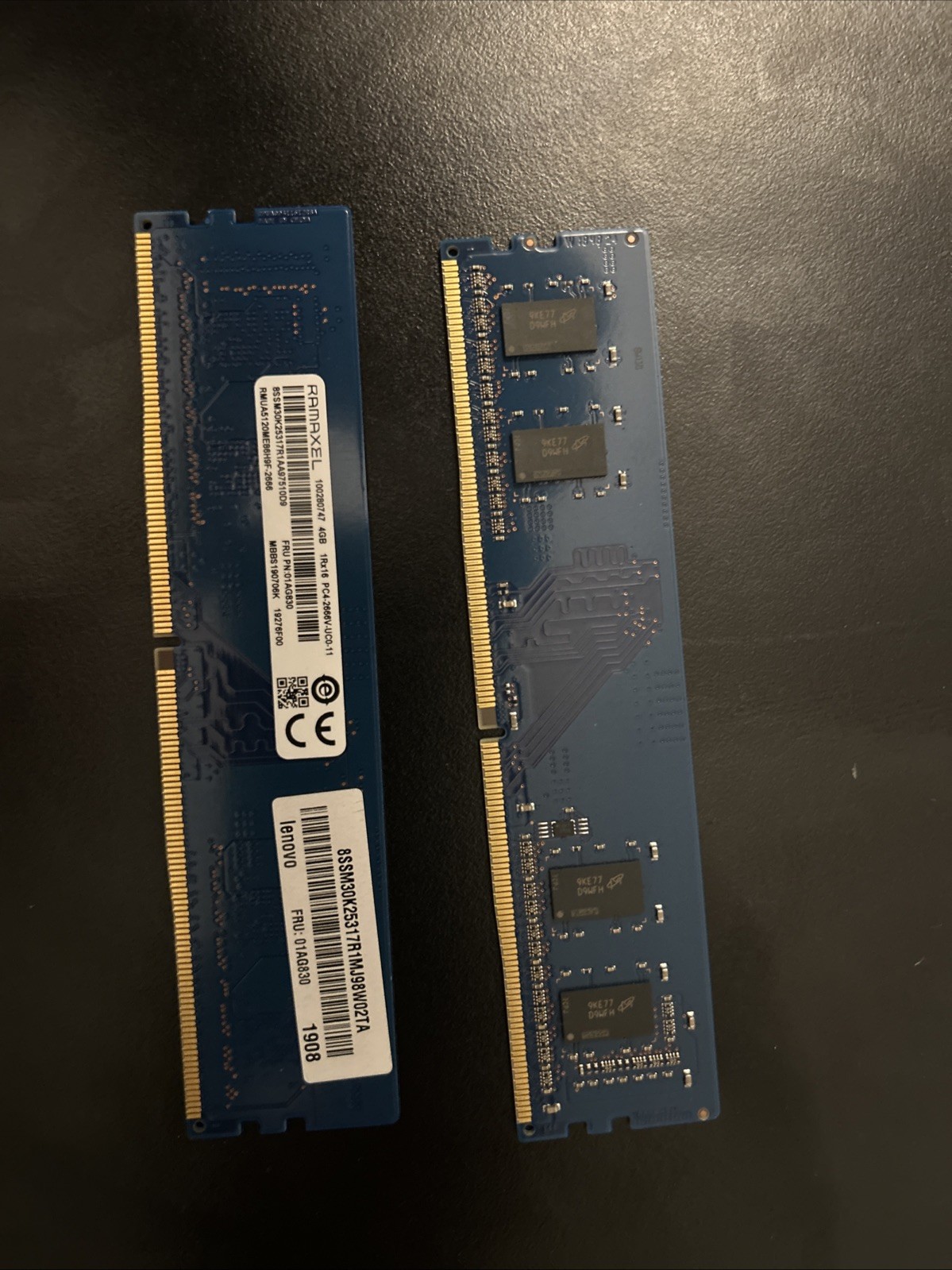 Ramaxel 4GB 2Rx8 PC4-2666V-UC0-11 Laptop RAM
