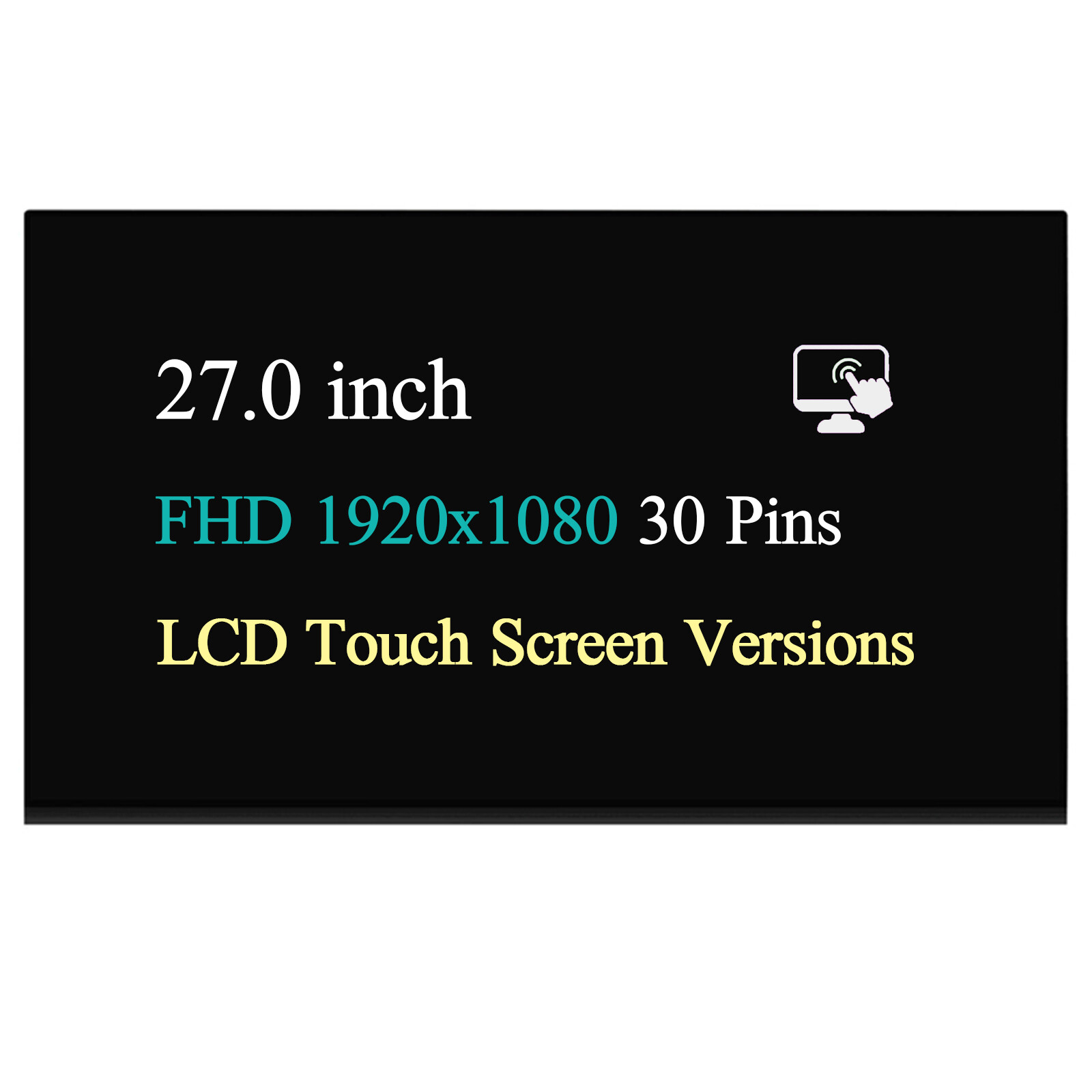 New for HP AIO 27-cr0034 27.0" FHD LCD Touch Screen Replacement Display Panel
