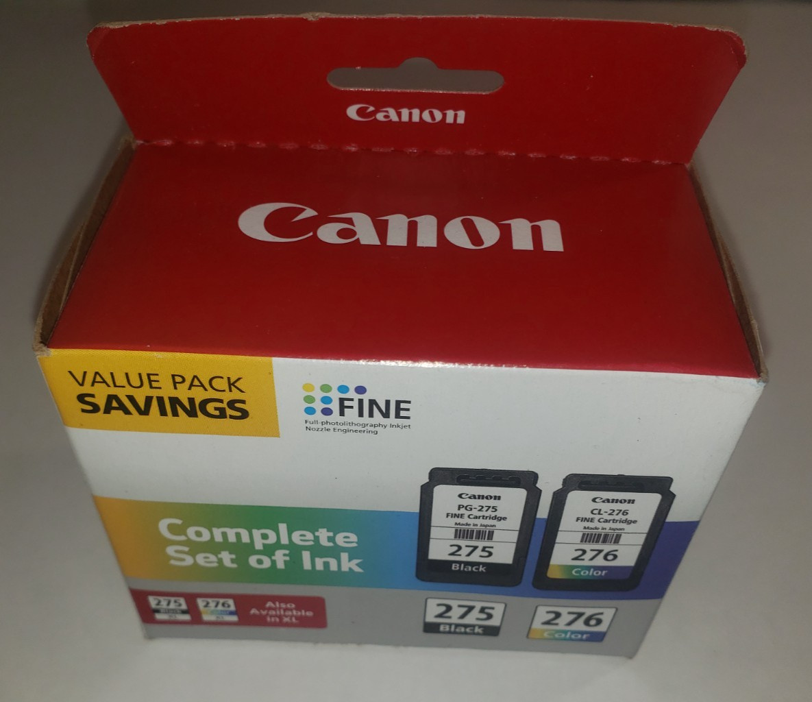 Canon PG-275 / CL-276 Value Pack Ink Cartridges OEM Brand New SEALED