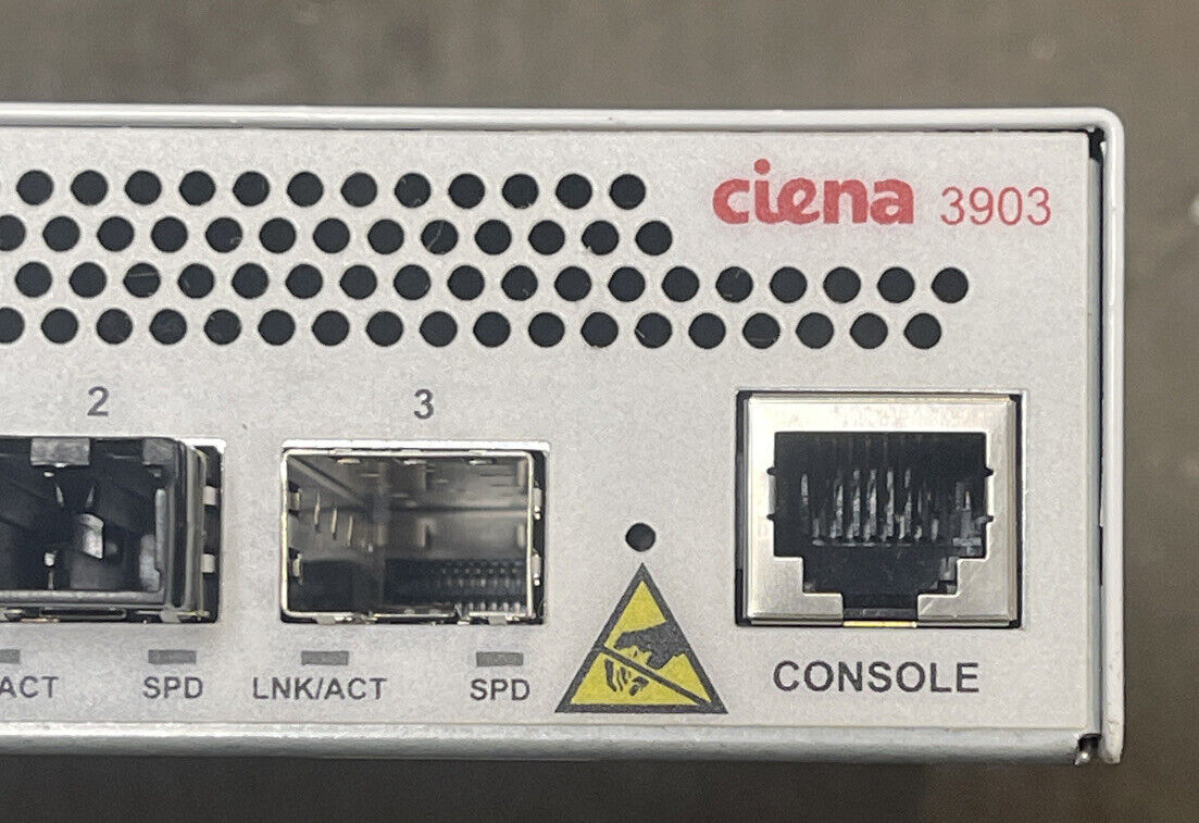 Ciena 3903 Ethernet Service Delivery Switch 170-3903-900 with a power cable