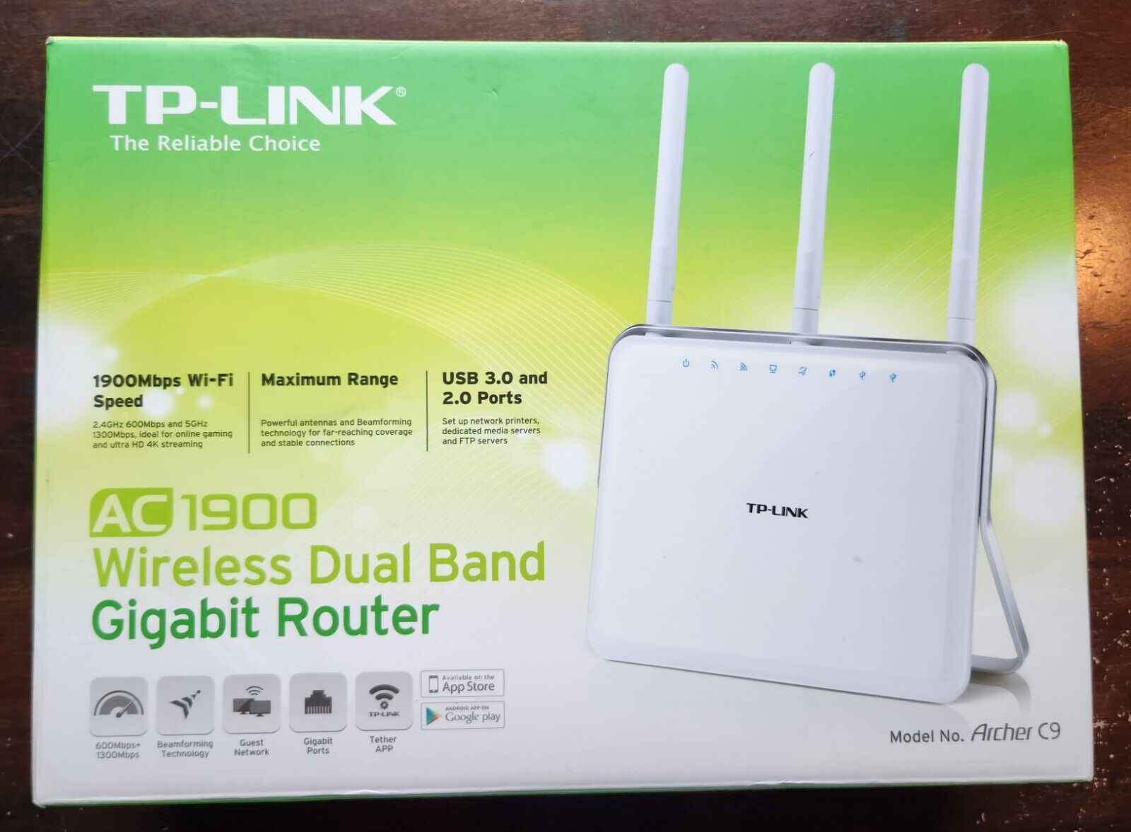 TP-Link Archer C9 AC1900 Smart Dual Band Gigabit WiFi Internet Router