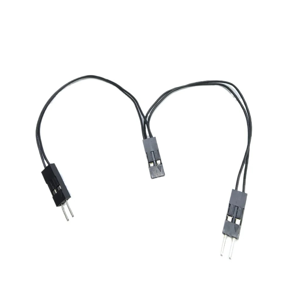 Motherboard Power SW Reset Cable 2Pin 1to2 Splitter Double Start Switch Cord
