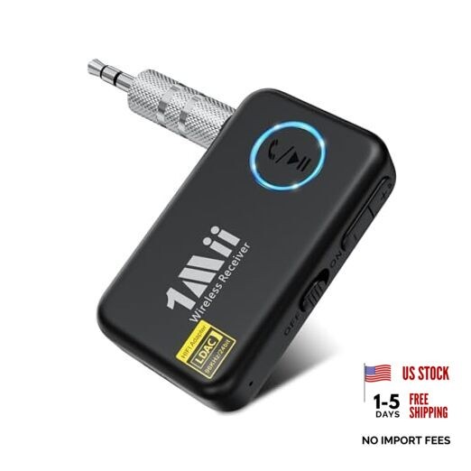 LDAC Bluetooth Aux Adapter for Car - Wireless Bluetooth 5.3 ML100Pro Upgrade
