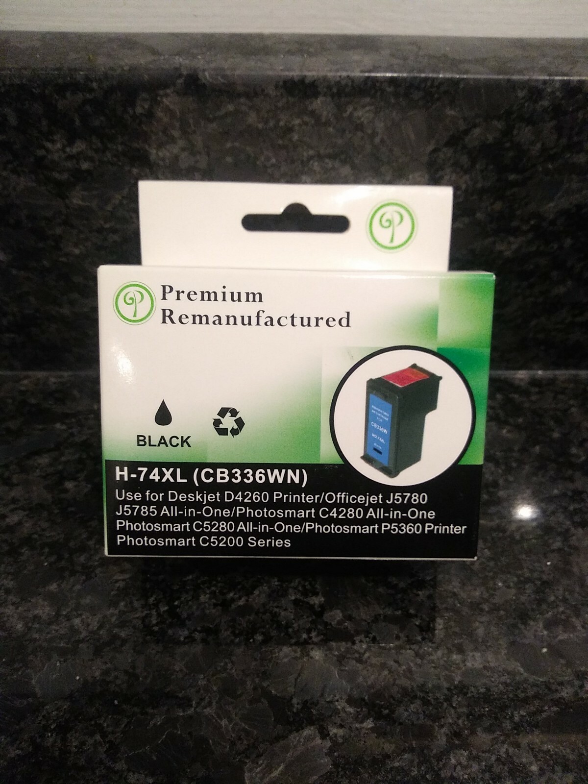 Printer Ink Black Premium Remanufactured H-74xl (Cb336wn)