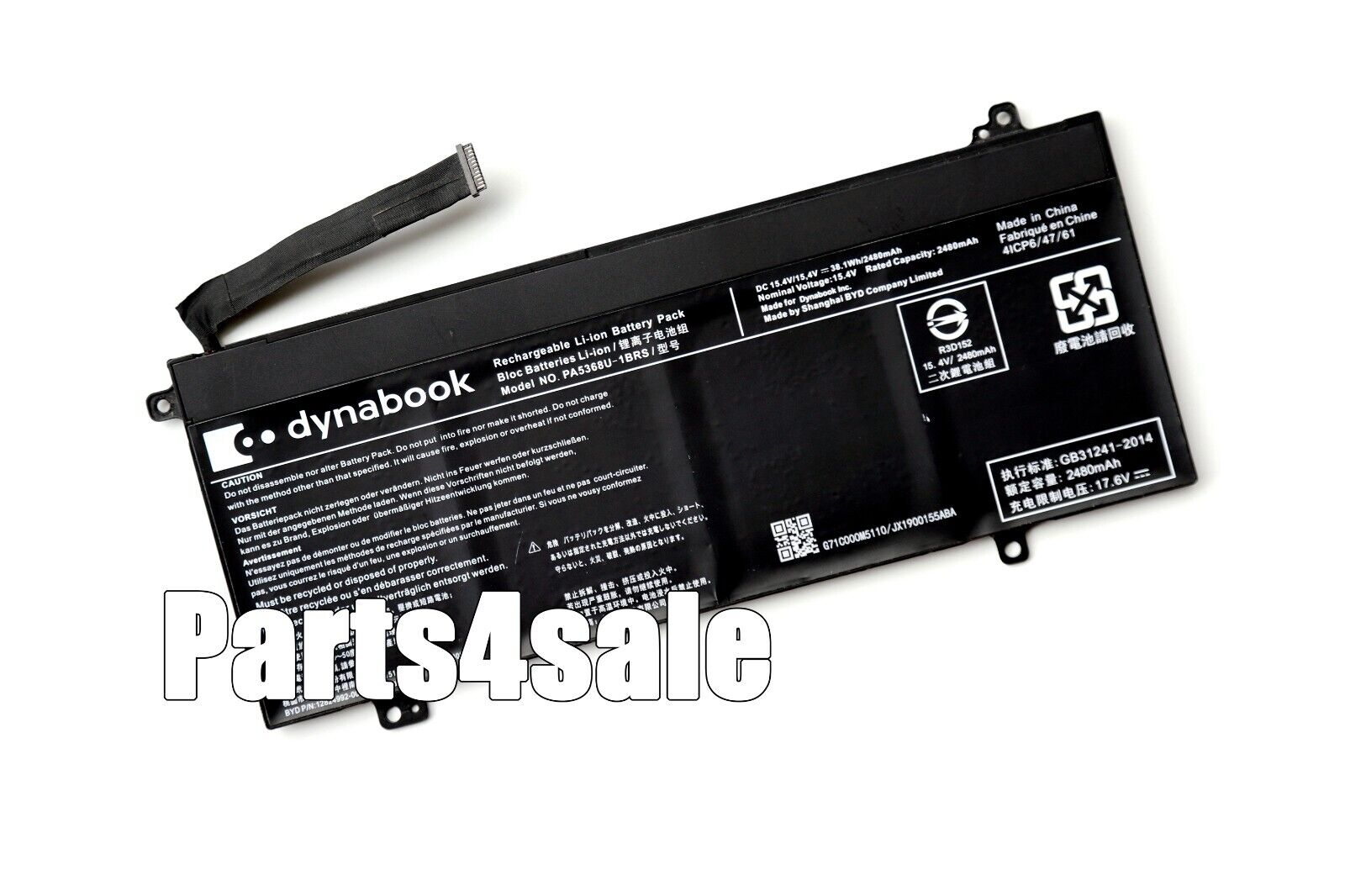 PA5368U-1BRS NEW Genuine OEM Battery For Toshiba Dynabook Satellite Pro L50-G