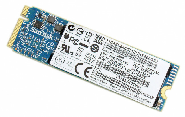 SanDisk 128GB mSATA Mi. PCI Express SSD 45N8480 45N8297 Lenovo X1 Carbon 1st Gen