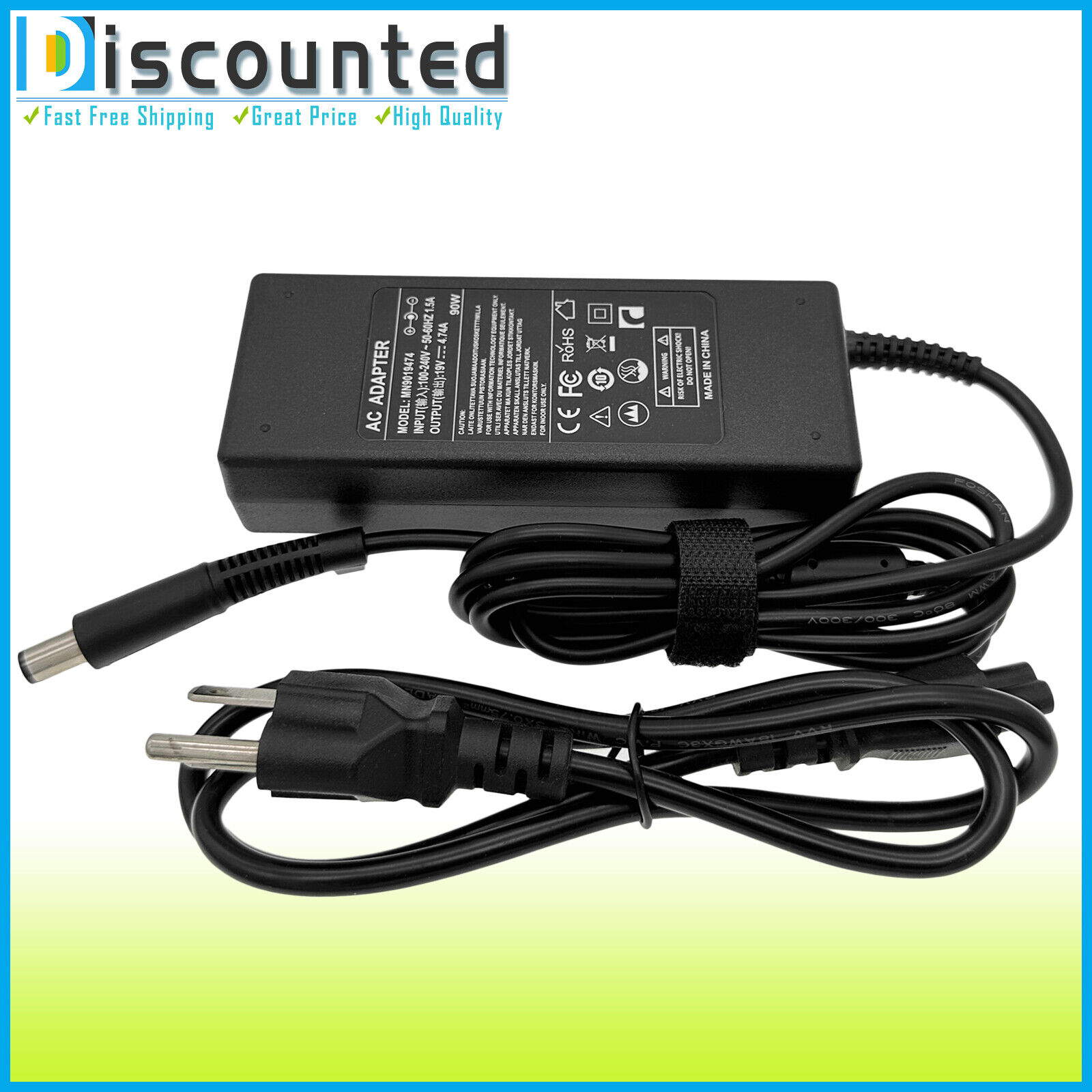 AC Power Adapter Charger FOR HP Pavilion M6 M6T M6-1045DX M6-1035DX Laptop PC