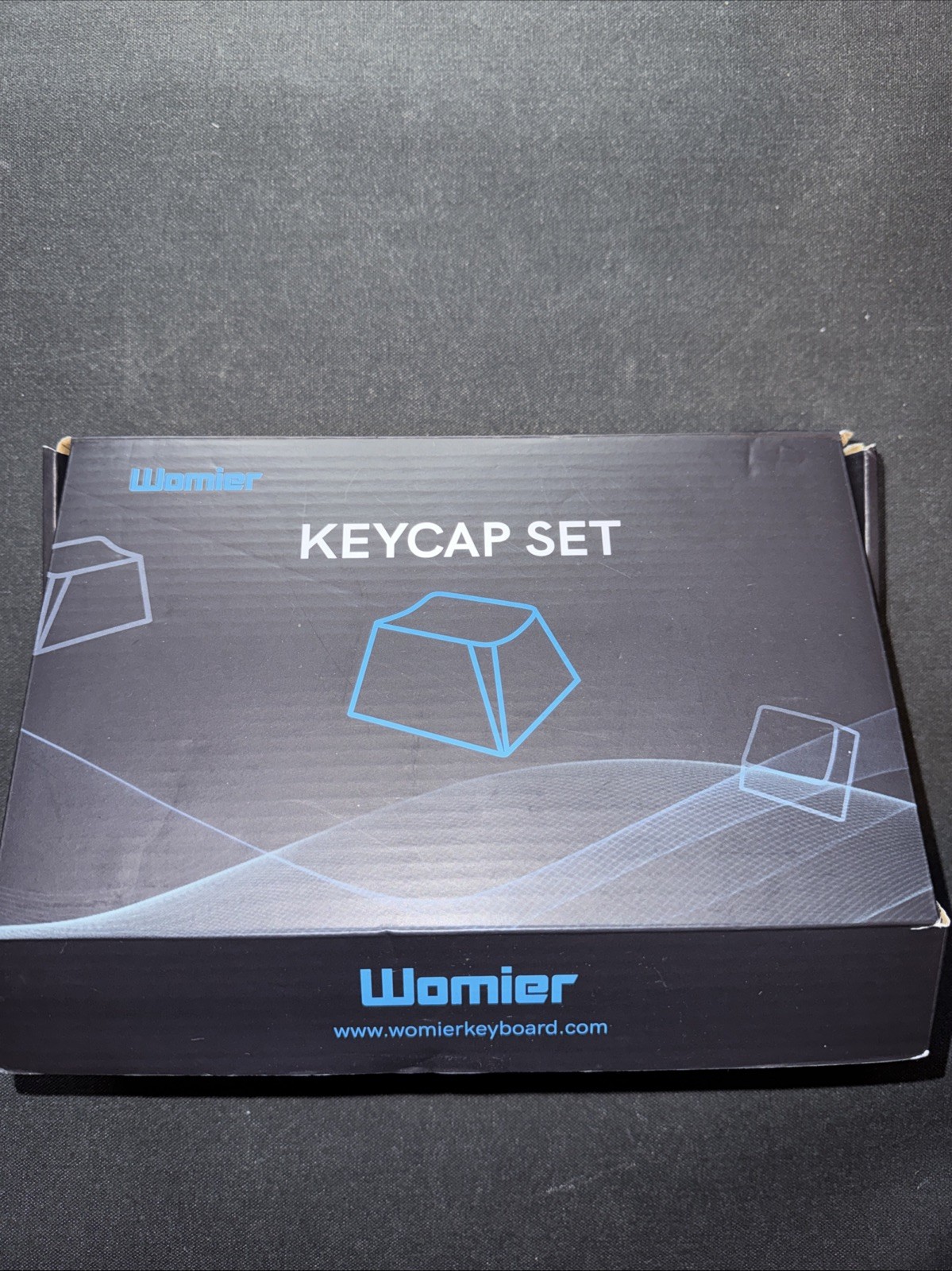 Womier Pudding Keycaps Black And White 
