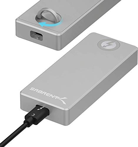 SABRENT THUNDERBOLT 3 M.2 NVME SSD ENCLOSURE TOOL-FREE EC-T3NS - GRAY