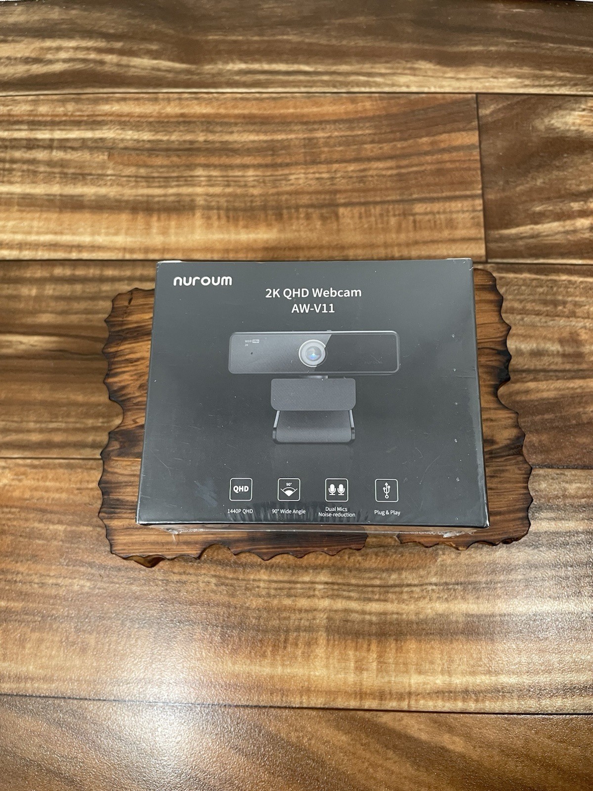 NEW SEALED Nuroum 2K QHD Webcam model AW-V11 Windows / Chrome / Mac / Android