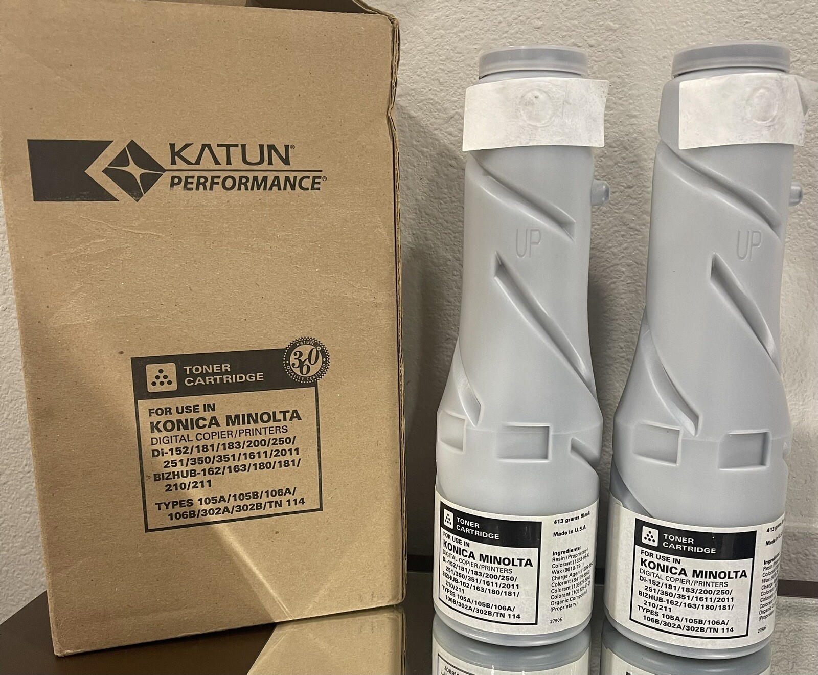Katun Konica Minolta BIZHUB 162-3/ 180-81/210-11 Typ.105a-b/106a-b/302a-b TN114