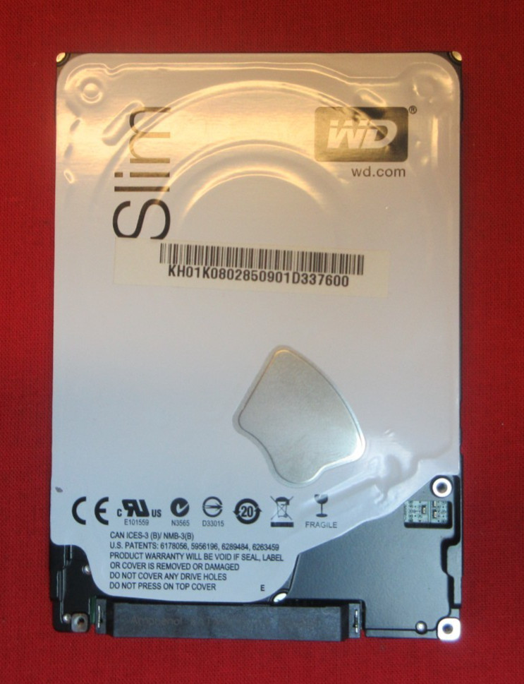 ORIGINAL WD BLUE SLIM WD10SPCX 1TB HARD DRIVE WD10SPCX-21KHST0