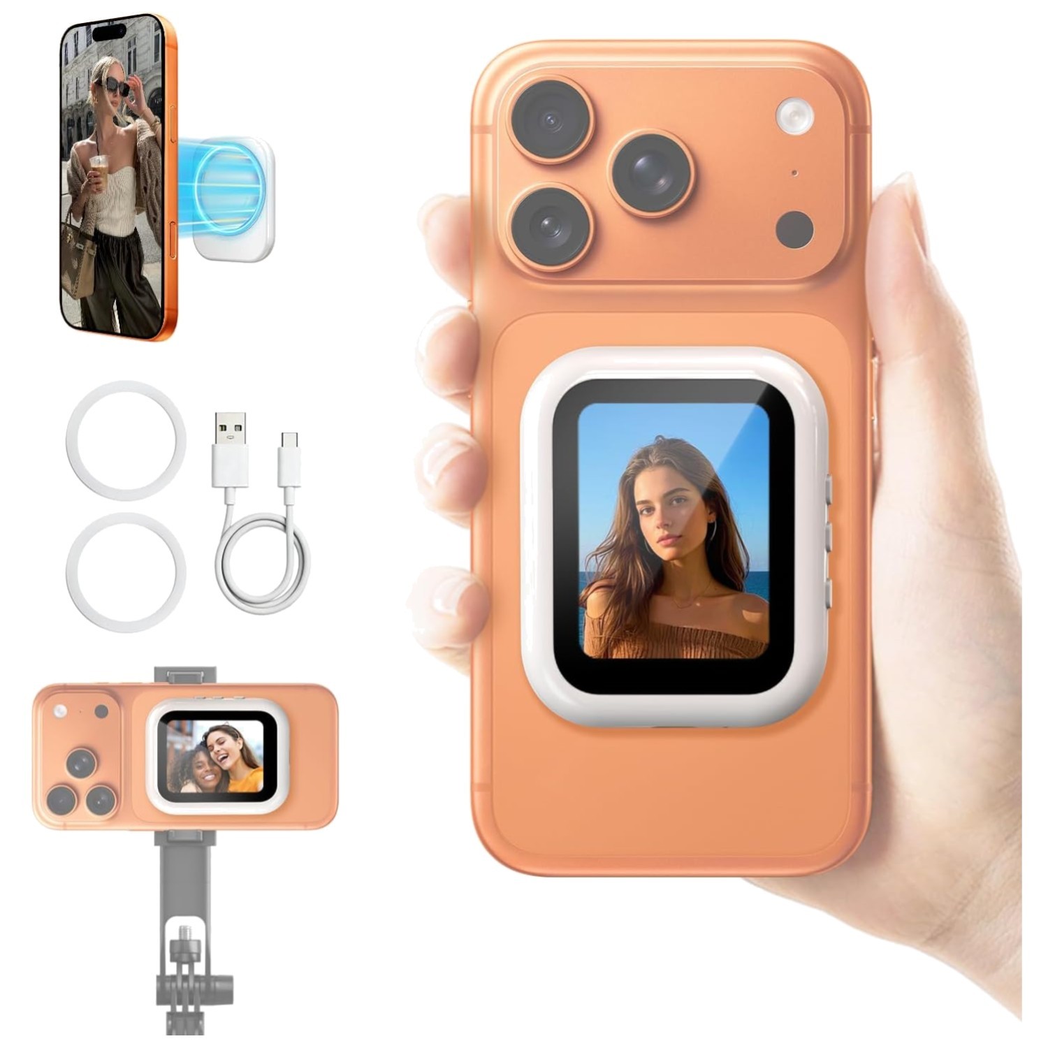 Wireless Vlog Selfie Monitor for iPhone