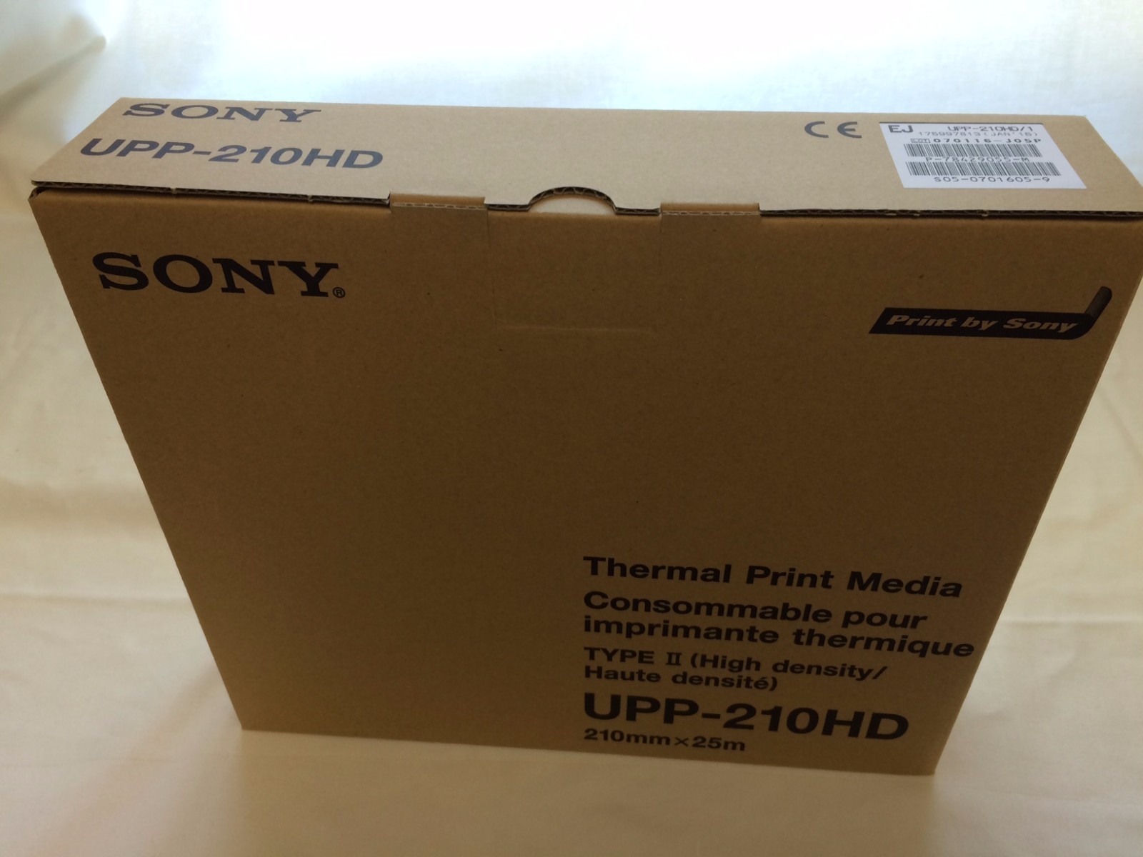 SONY UPP-210HD HIGH DENSITY BLACK & WHITE PRINT MEDIA-5 ROLLS