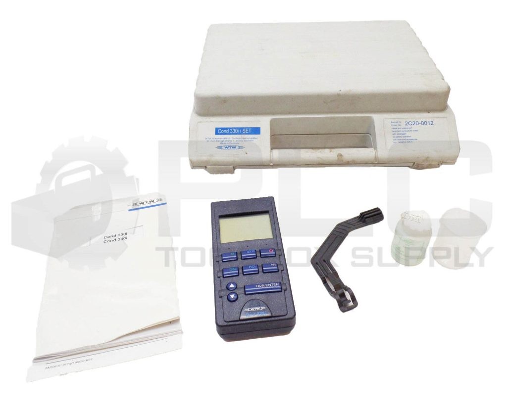 WTW COND 330I/SET HAND HELD CONDUCTIVITY METER 2C20-0012 *READ*