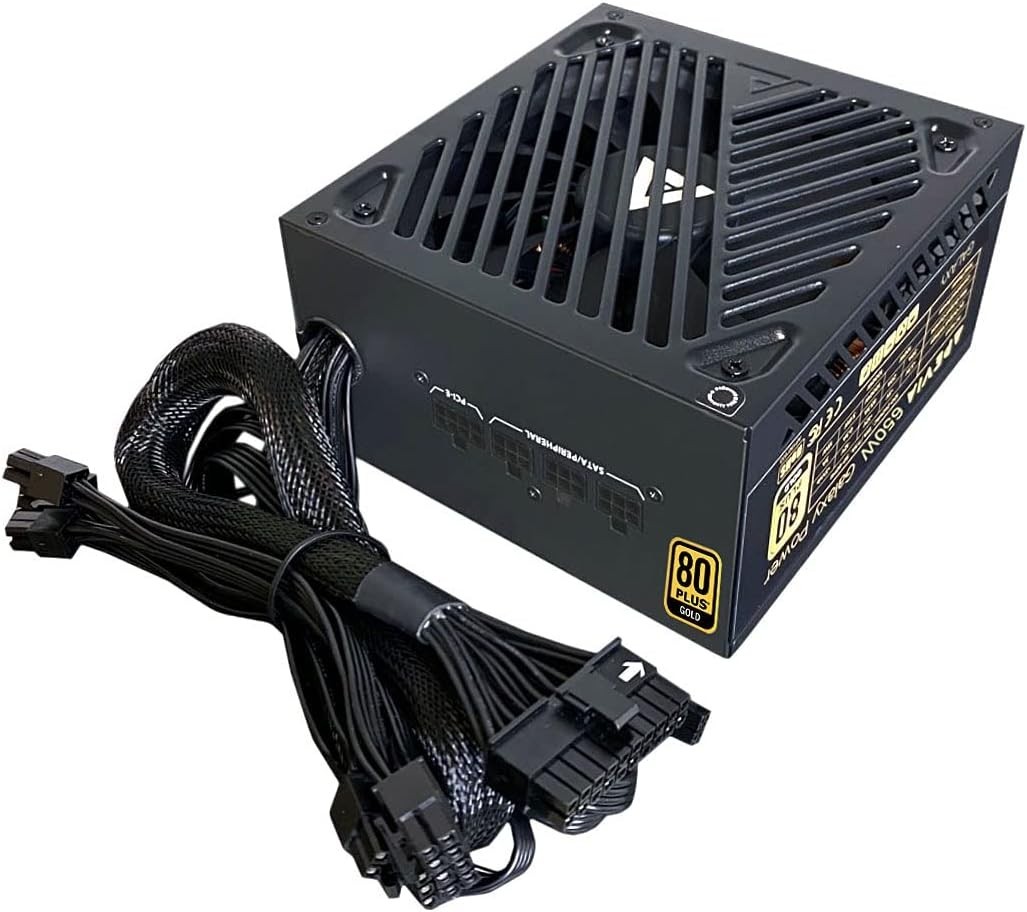 Fuente de poder 650W 80+ Gold con RGB y diseño semimodular.